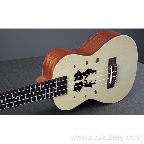 Couple custom graphics ukulele